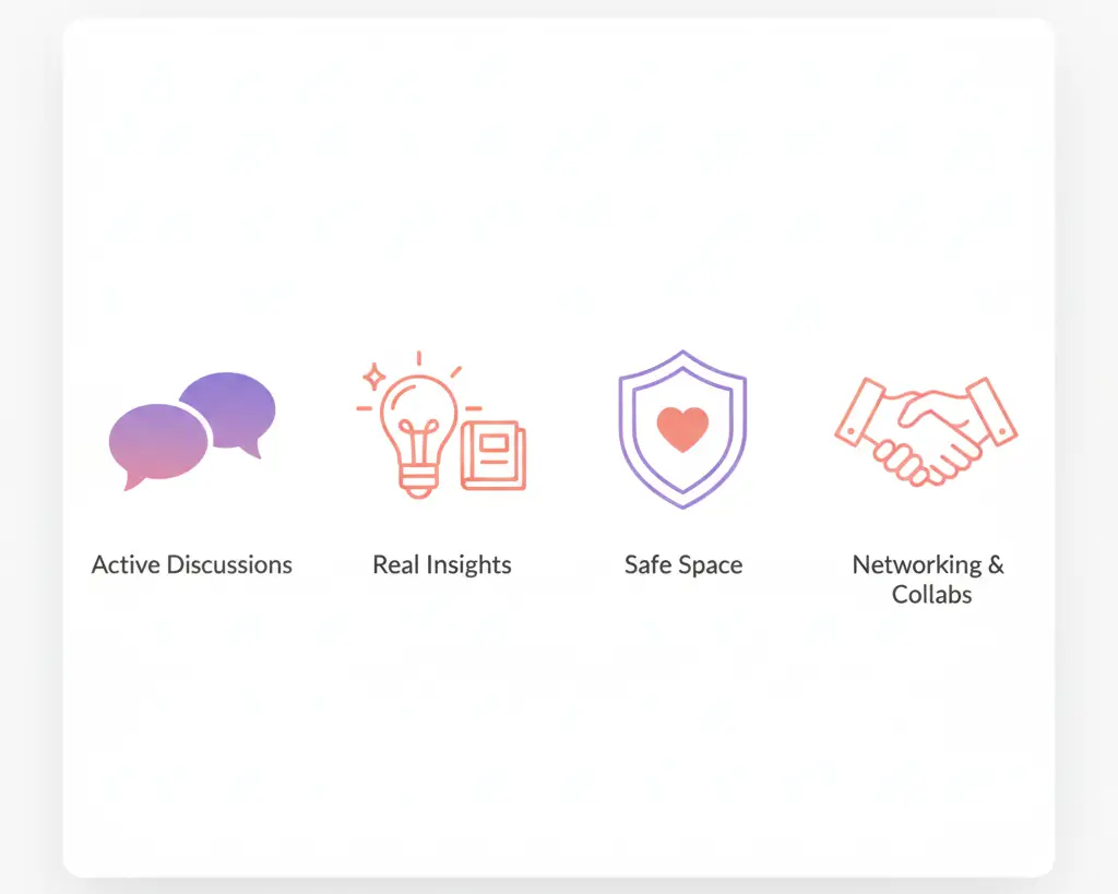 Three content creators recording a short video together in a cozy workspace with warm daylight.